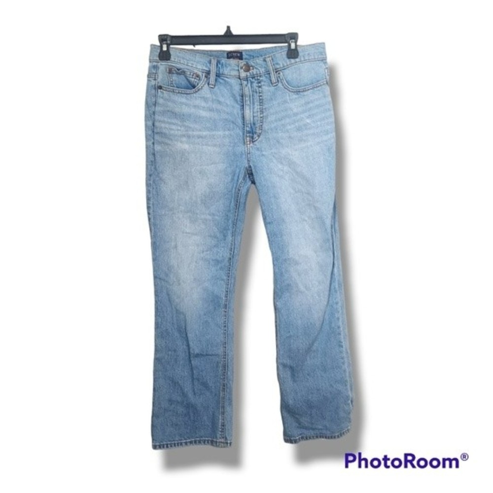 J. Crew Mid-Rise Flare Crop Jeans Size 27